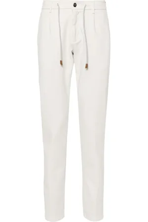ELEVENTY Drawstring-fastening trousers