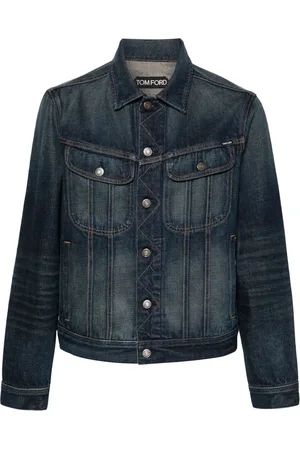 Tom Ford Contrast-stitching denim jacket
