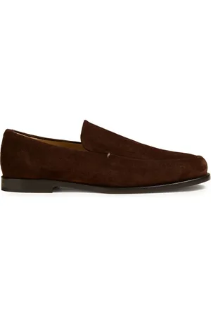 Khaite Alessio suede loafers