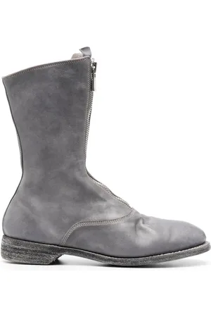GUIDI Zip-up leather boots