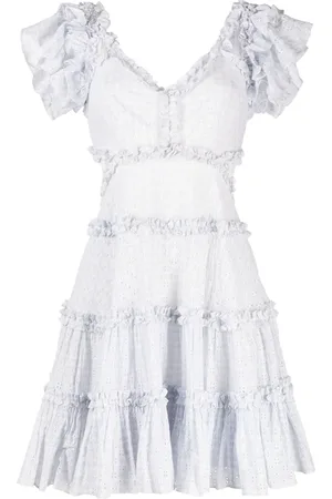 Needle & Thread Broderie-anglaise organic cotton minidress