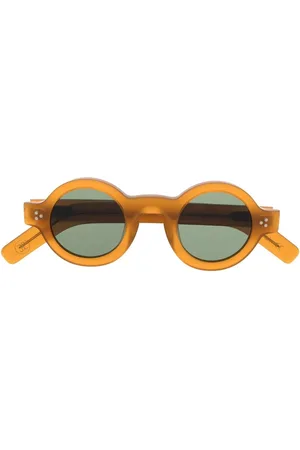 LESCA Round-frame tinted sunglasses