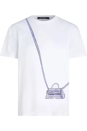 Karl Lagerfeld Ikon K organic-cotton T-shirt