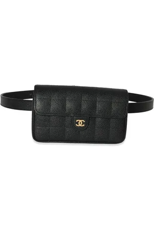 CHANEL Choco Bar leather belt bag