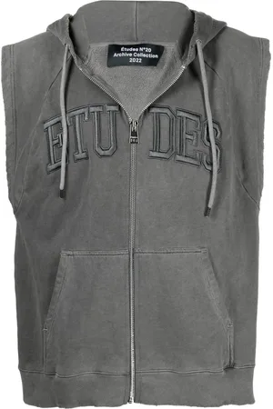 Etudes Logo-embroidered organic cotton hoodie