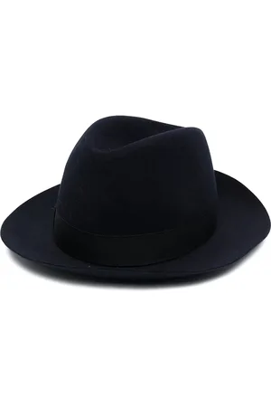 Borsalino Ribbon-detail fedora hat