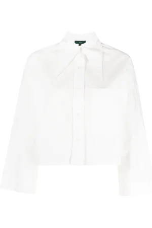 JEJIA Cropped striped shirt