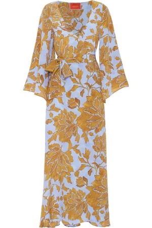 La DoubleJ Wrap silk dress