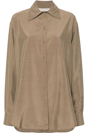 Quira Pointed-collar buttoned shirt