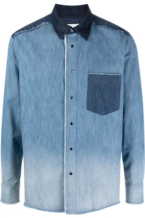 Isabel Marant Yohana gradient-effect denim shirt