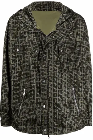 Balmain Repeat-logo parka