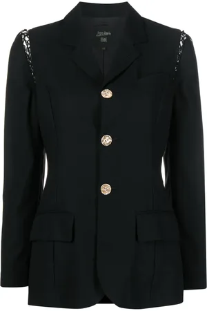 Jean Paul Gaultier 1990s crochet patchwork blazer