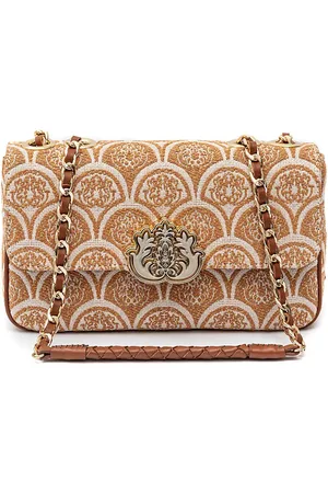 Isla Ibiza Sirena jacquard-print shoulder bag