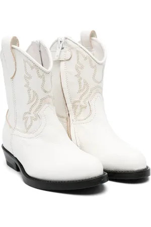 GALLUCCI Leather Western boots