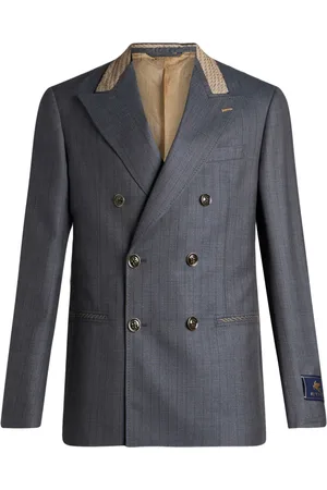 Etro Double-breasted wool blazer