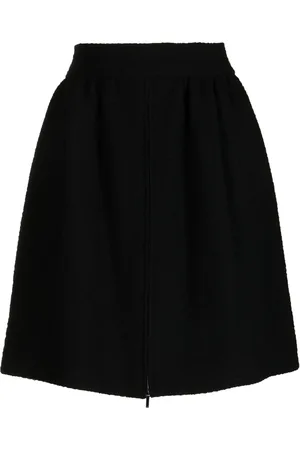 CHANEL 2015 bouclé A-line miniskirt