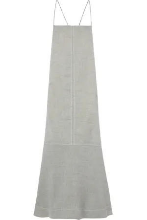 Ganni Mélange tied maxi dress