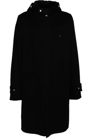 Givenchy Hooded single-breasted coat