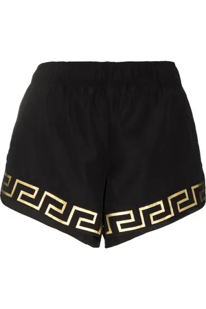 VERSACE La Greca elasticated-waist running shorts