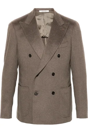 TAGLIATORE Brooch-detail blazer