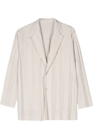 Issey Miyake Edge Ensemble single-breasted blazer