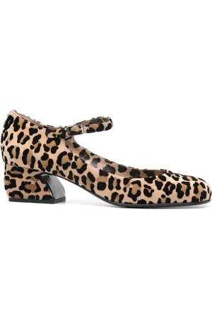 Sergio Rossi 45mm leopard-print pumps
