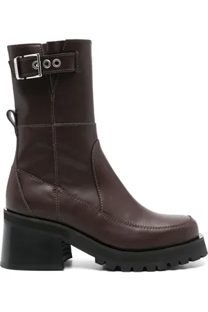 Ganni 70mm zip-up boots