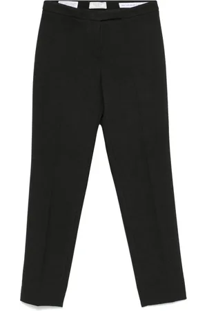 PESERICO SIGN Pressed-crease cropped trousers