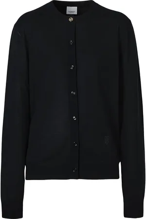 Burberry Monogram motif silk-trim cardigan