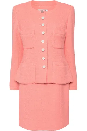 CHANEL 1995 wool skirt suit