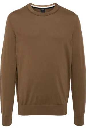 HUGO BOSS Crew-neck cotton jumper