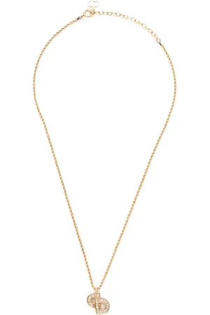 Dior CD rhinestone-embellished necklace