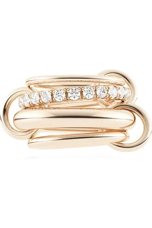 SPINELLI KILCOLLIN 18kt rose gold Four Link Luna Rose diamond ring