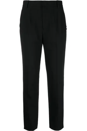 KRIZIA Straight-leg cropped tailored trousers