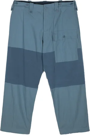 YOHJI YAMAMOTO Tapered cotton cargo trousers