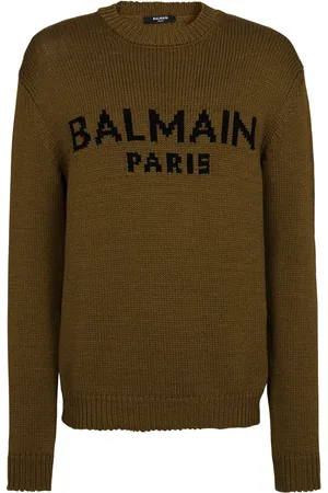 Balmain Paris intarsia-knit jumper