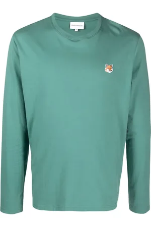 Maison Kitsuné Logo-appliqué cotton t-shirt