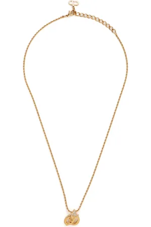 Dior CD rhinestone necklace