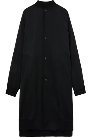 JULIUS Baseball-collar button-up coat