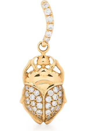 Aurélie Bidermann 18kt yellow Beetle pendant
