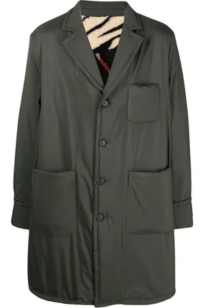 4SDESIGNS Single-breasted button parka coat