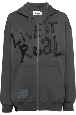 Izzue Graphic-print zip jacket