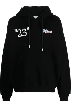 OFF-WHITE Graphic-print cotton hoodie