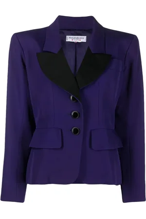 Saint Laurent 2000s peak-lapel single-breasted blazer