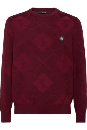 BILLIONAIRE Intarsia-knit jumper