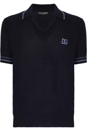 Dolce & Gabbana Logo-embroidered cotton polo shirt