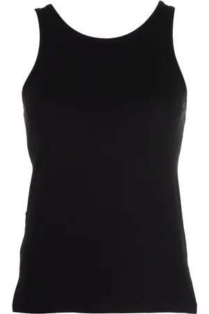 YOHJI YAMAMOTO Rear lace-up tank top