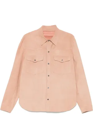 SALVATORE SANTORO Suede shirt