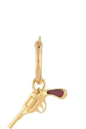 TRUE ROCKS Pistol charm single hoop earring