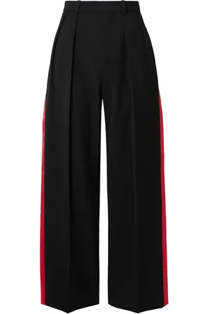 WARDROBE.NYC Side-stripe palazzo pants